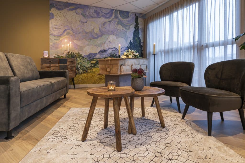 Opbaarkamer in Afscheidshuys Almere